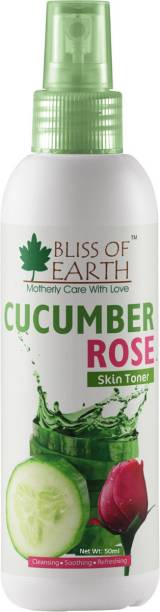 Bliss of Earth Cucumber Rose Skin Mist Toner Men & Women