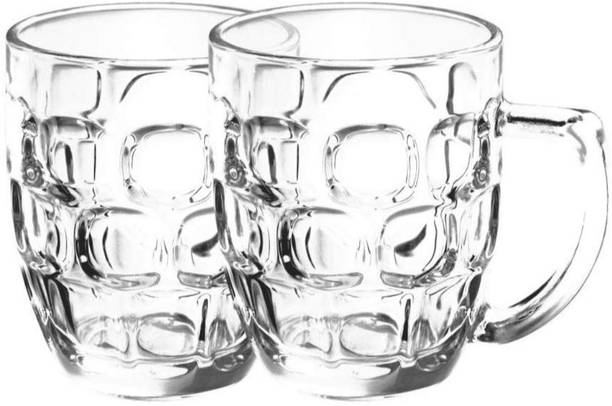 MILTON (Pack of 2) DGWFCOL004ASSR0036 Glass Set Beer Mug