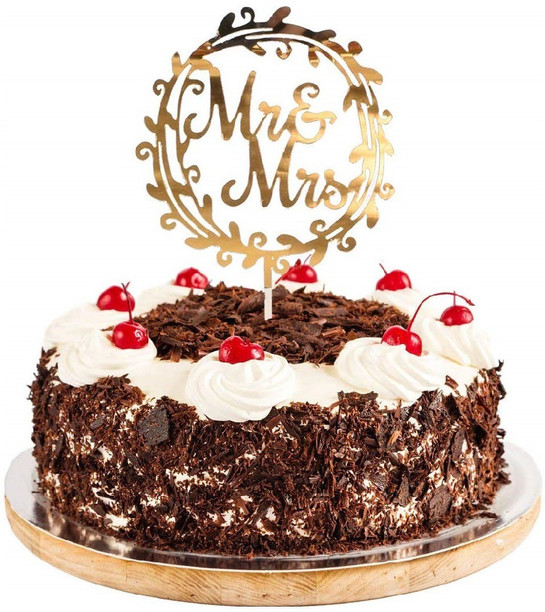 Mr and Mrs Wedding Cake topper Acrylic Glitter cake Decoration.759