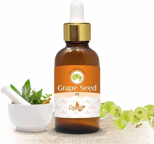 Crysalis Grape Seed Oil With Dropper 100% Natural Pure Uncut Essential Oil