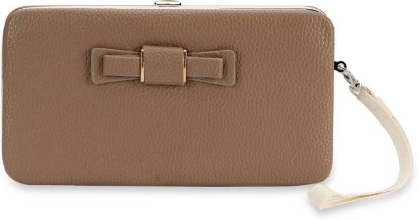 Casual, Formal Brown  Clutch  - Regular Size Price in India