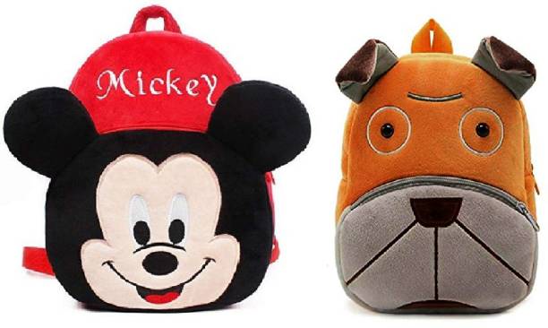 Lychee Bags Combo of kids school bags Mickey and dog 10 L Backpack