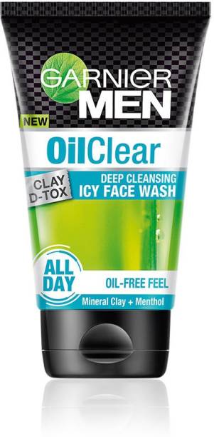 GARNIER Oil Clear Clay D-Tox Deep Cleansing Icy Face Wash