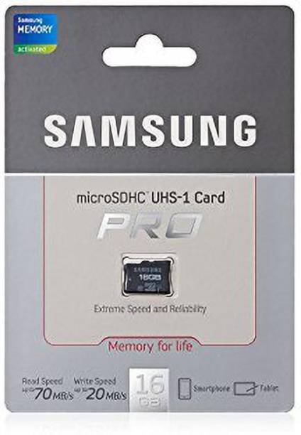 SAMSUNG Pro 16 GB SD Card Class 10 48 MB/s  Memory Card
