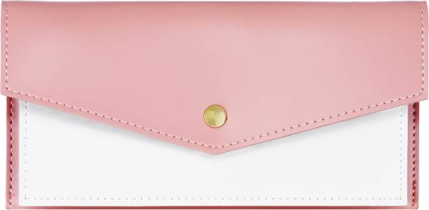 Casual Pink  Clutch  - Regular Size Price in India