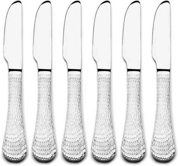 Steren Impex Nile Design, 6 Pieces Stainless Steel Table Knife Set