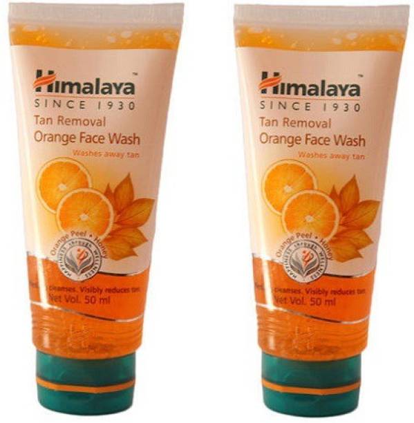 HIMALAYA Tan Removal Orange FAcewash 50ml (Pack of 2) Face Wash