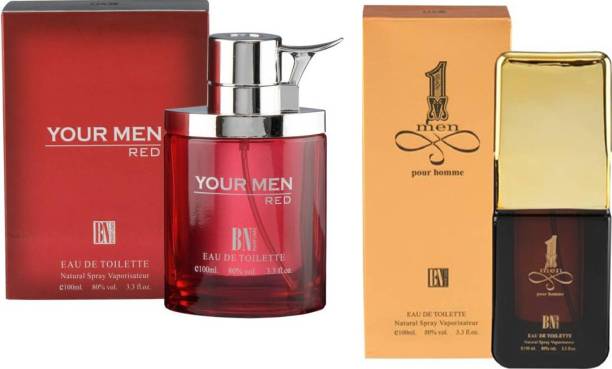 BN PARFUMS YOUR MEN RED & 1 MEN Perfume (pack of 2) Eau de Toilette  -  200 ml