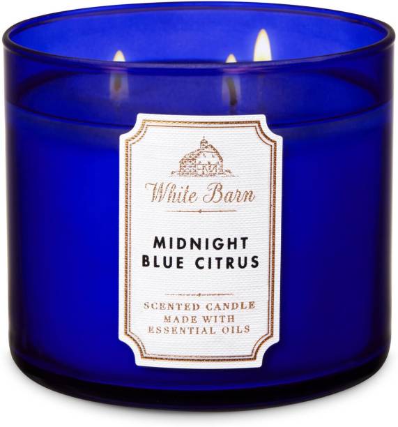 Bath and Body Works Midnight Blue Citrus 3-Wick Candle Candle