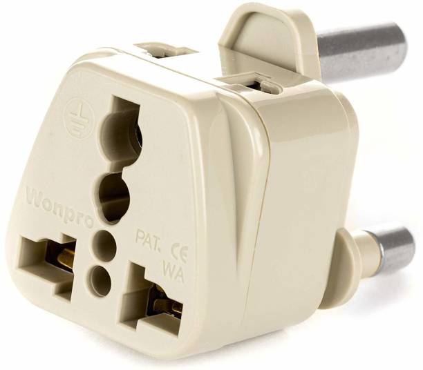 OREI India to South Africa, Botswana, Namibia & More (Type M) Travel Adapter Plug - 2 in 1 - CE Certified - White Color Worldwide Adaptor