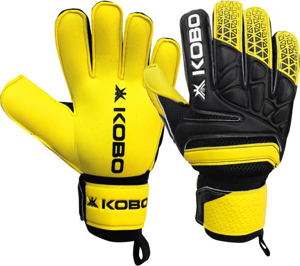 KOBO GKG-02 Professional Football Goal Latex Keeper Gloves/ Soccer Ball Hand Protector Goalkeeping Gloves