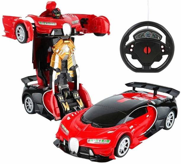 SuperToy Remote Control Steering Robot Car Toy with Openable Doors for Kids