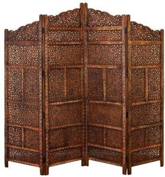 OnlineCraft Solid Wood Decorative Screen Partition