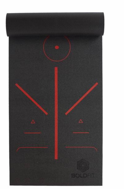 BOLDFIT Yoga mat for men and women with carry bag & bod...