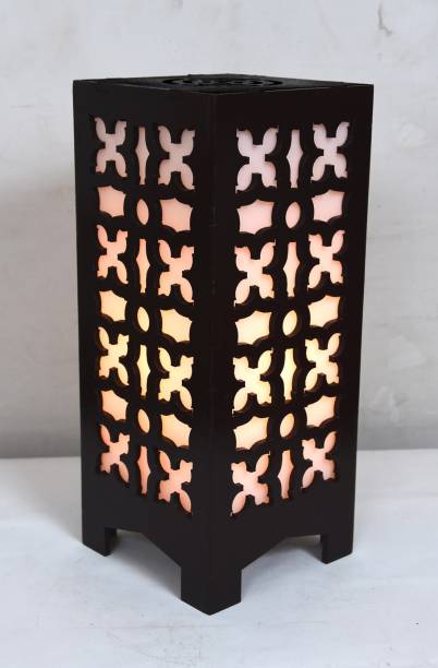 Flipkart Perfect Homes Wooden Table Lamp With Creative Design,Suitable for Bedside,Drawing room,Lobby Etc Table Lamp