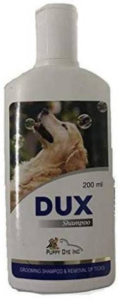 dux Grooming and Ticks Removal 200 ml Pack of 2 Conditioning, Flea and Tick neem Dog Shampoo