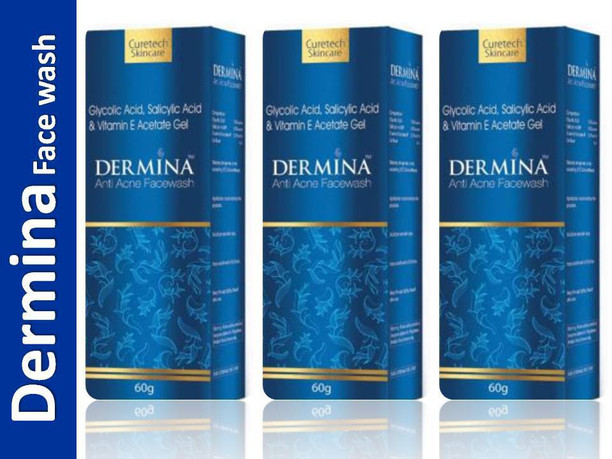 dermina anti acne face wash use