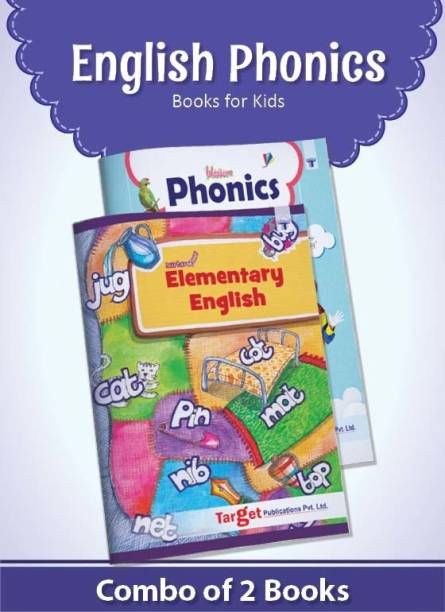 English Alphabet Phonics Books For Kids And Babies | 2 To 5 Year Old | Picture Book With Introduction To Various Alphabet Sounds | Learn To Read And Write Two And Three Letter Words With Activities | Set Of 2 Books