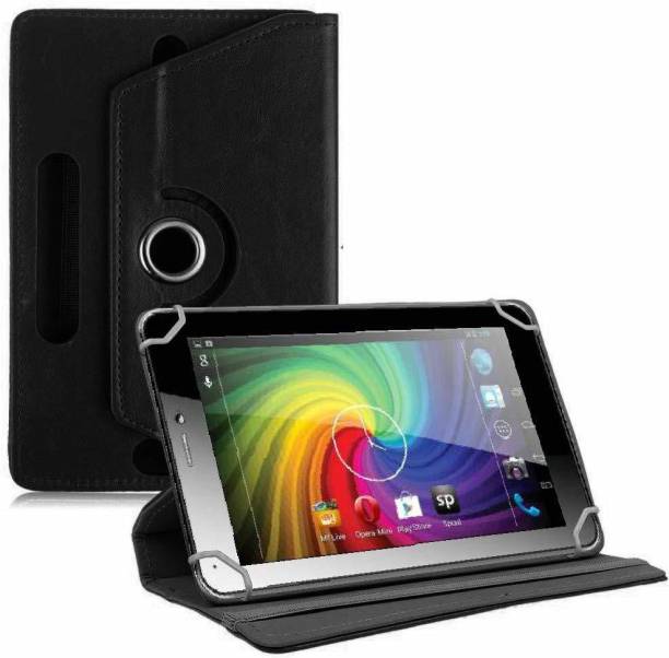 TGK Flip Cover for Micromax Funbook Mini P365 7 Inch Universal Rotating Case