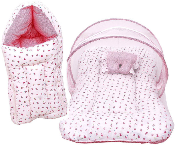 baby holding bed