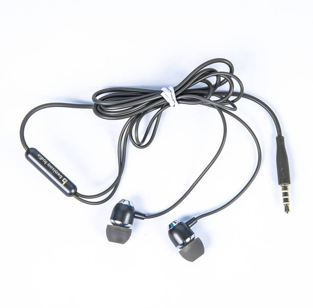 Top Headset India cheap price 5stars Flipkart in India 24 BENISON INDIA HB-HFK 12Headset/earphone with mic - grey Wired Headset