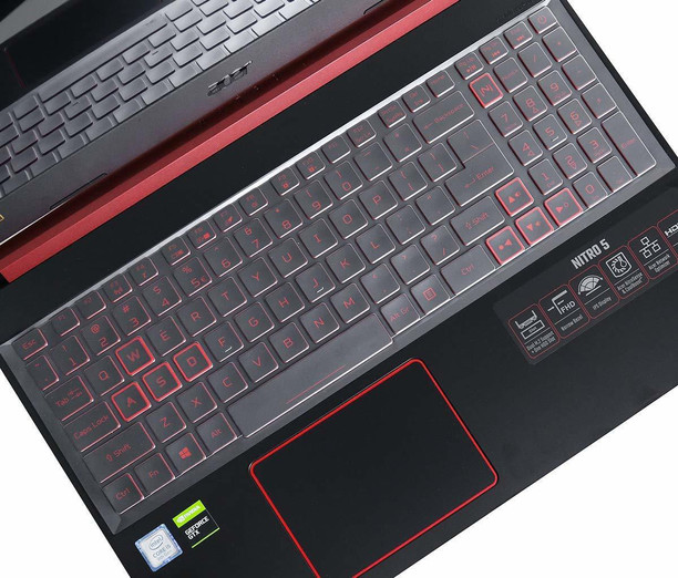 Saco Chiclet Keyboard Skin for HP 15-d004TU Notebook/ Transparent