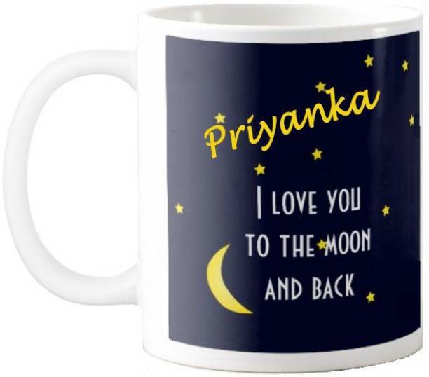 Exocticaa Priyanka Love Romantic Quotes 75 Ceramic Coffee Mug