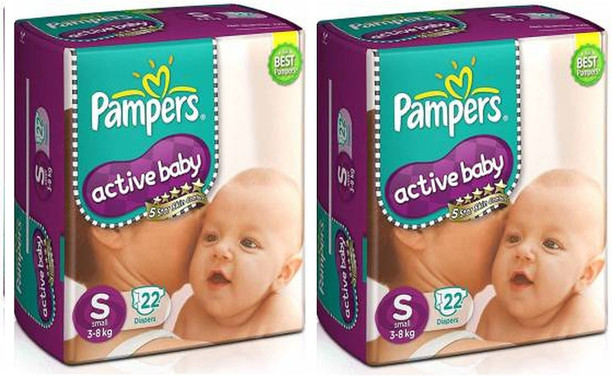 pampers active baby large flipkart