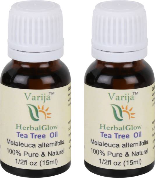 varija herbal glow Tea Tree Essential Oil 100% Undiluted (Combo of 2)