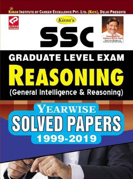 Kiran SSC Graduate Level Exam Reasoning (General Intelligence And Reasoning) Yearwise Solved Papers 1999-2019 - English (2794)