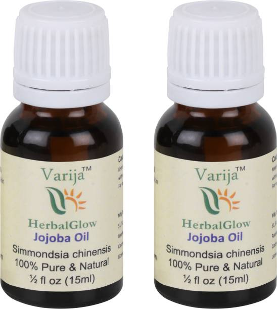 varija herbal glow Jojoba Essential Oil 100% Undiluted (Combo of 2)