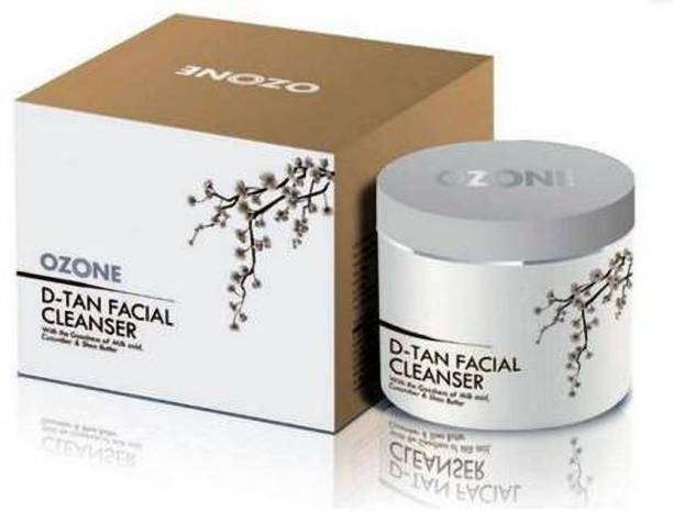 OZONE D Tan Facial Cleanser with the Goodness of Cucumber, Milk & Shea Butter