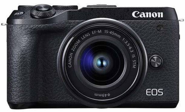 Canon M6 Mark II Mirrorless Camera with 15-45 lens