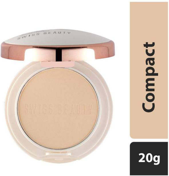 SWISS BEAUTY OIL CONTROL COMPACT SB-407 01-Pearl Ivory Compact