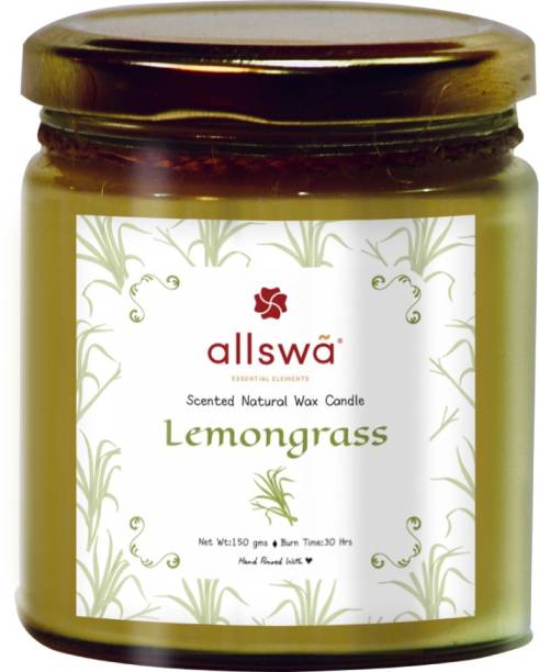 allswa Lemongrass Scented Candle Candle