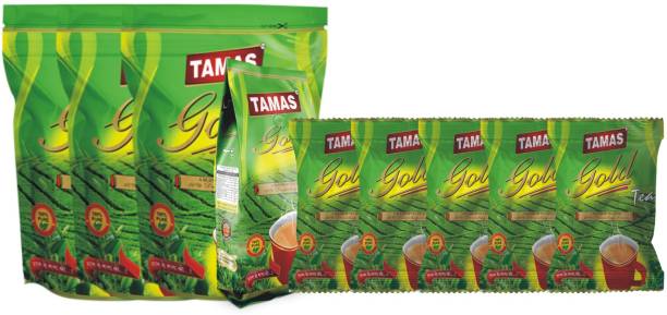 Tamas gold tea CTC (500gx3+250g+30gx5) Black Tea Pouch