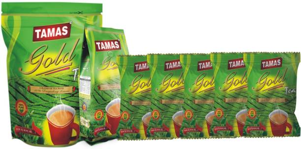 Tamas gold tea CTC (500g+250g+30gx5) Black Tea Pouch