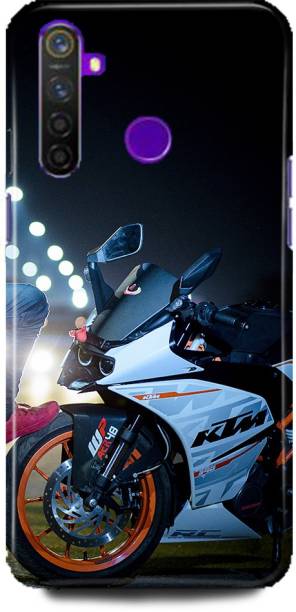 Bluvver Back Cover for Realme Narzo 10, Realme 5, Realme 5s, Realme 5i/ Printed Superbike Ktm Bike Lover Back Cover