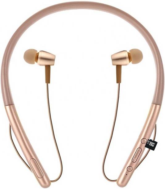 FKU HI Bass Magnetic Bluetooth Earphone wit Mic and Memory Card Slot 64 GB MP3 Player