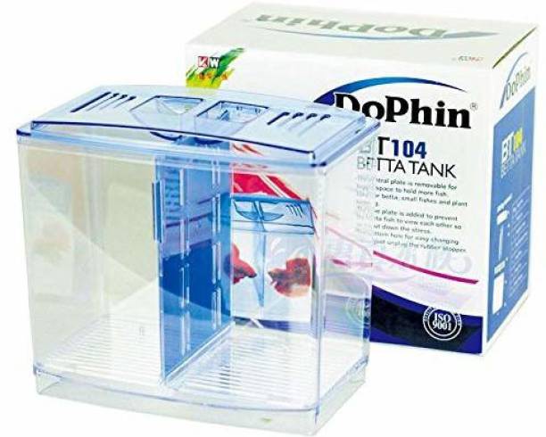 Dophin BT-104 Betta Fish Tank For guppy fish Rectangle Aquarium Tank