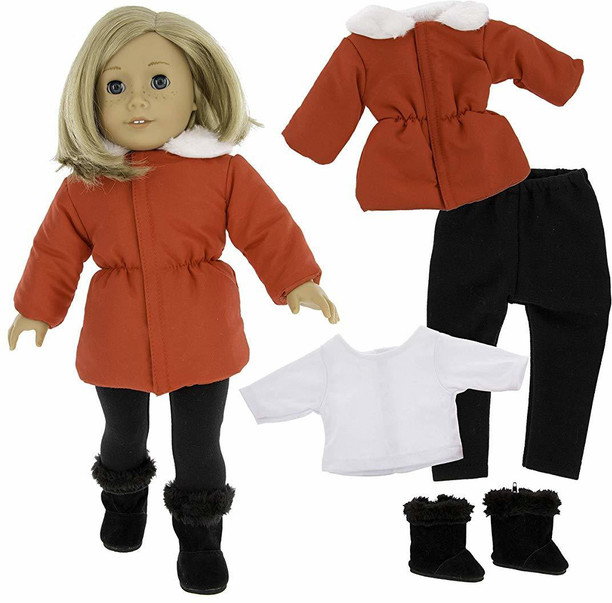 american girl warm winter outfit