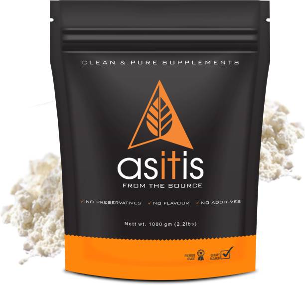 AS-IT-IS Nutrition Whey Protein Concentrate 80% Unflavored - 1kg Whey Protein