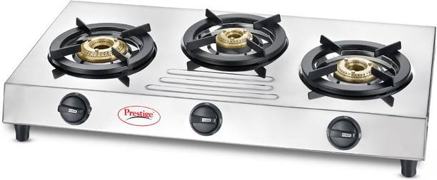 prestige gas stove 2 burner price flipkart