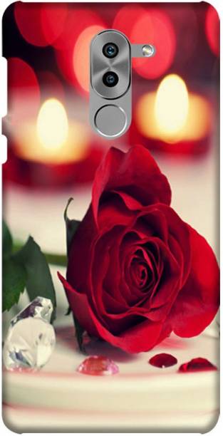 Crafto Rama Back Cover for Huawei Honor 6x (BLN-AL10, L21, L24 ,BLL-L22) - Red Rose Print