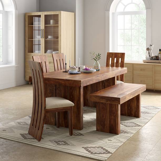 WAITROSE EF-04 Solid Wood 6 Seater Dining Table