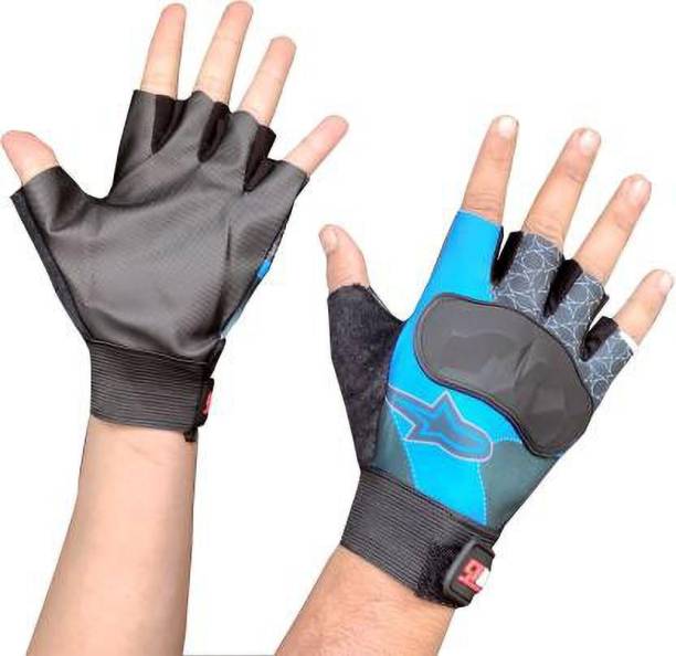 zaysoo Bike Gloves for Riding, Mountain Bike Half Finger Anti slip Gloves Riding Gloves