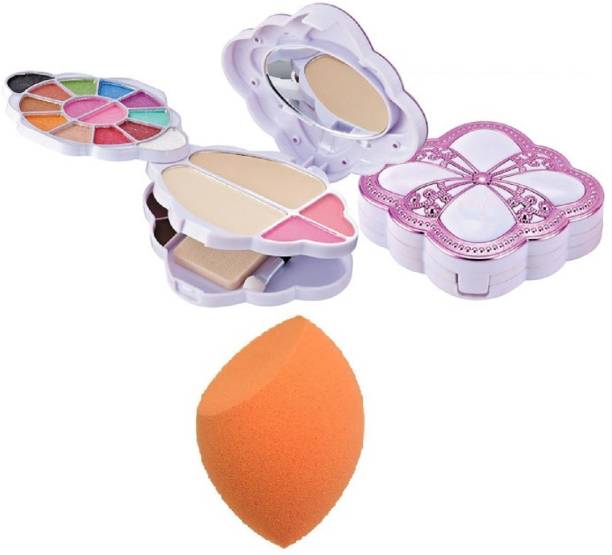 SWIPA Makeup Kit(16 Eyeshadow+2 Compact+4 Lip Colour)+Puff