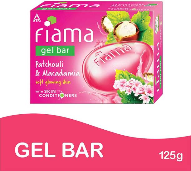 FIAMA Gel Bar Patchouli And Macadamia Soft Glowing Skin 125g