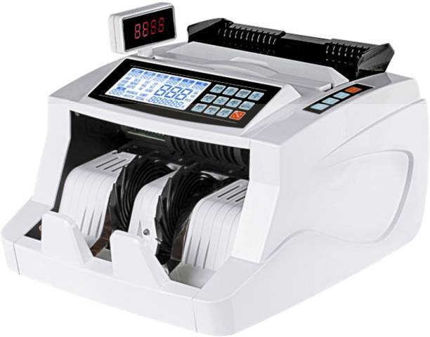 Drop2Kart Dual Motor CashCounter with LCD+LED Display,UV/IR/MT/MG Detection Note Counting Machine