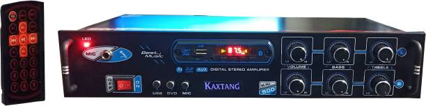 KAXTANG 3055 DJ remix Transistor Amplifier 5000 W AV Power Amplifier (Black) Bluetooth Full Black Digital Stereo Amplifier BT/ USB 5000 W AV Power Amplifier (Black) 5000 W AV Power Amplifier